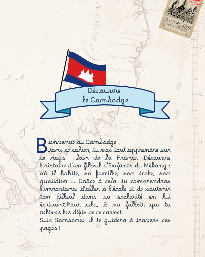 Carnet de jeux - Cambodge