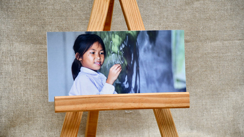 8 cartes de vœux Enfants du Mékong