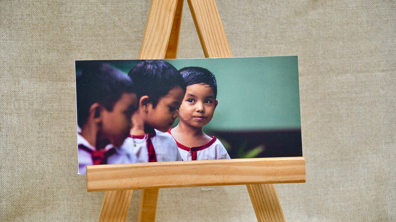 8 cartes de vœux Enfants du Mékong