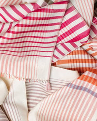 Echarpe Bahaus en soie laine cachemire écru