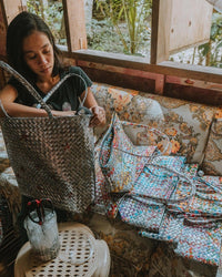 Ecovie Philippines - Sac de plage tissé
